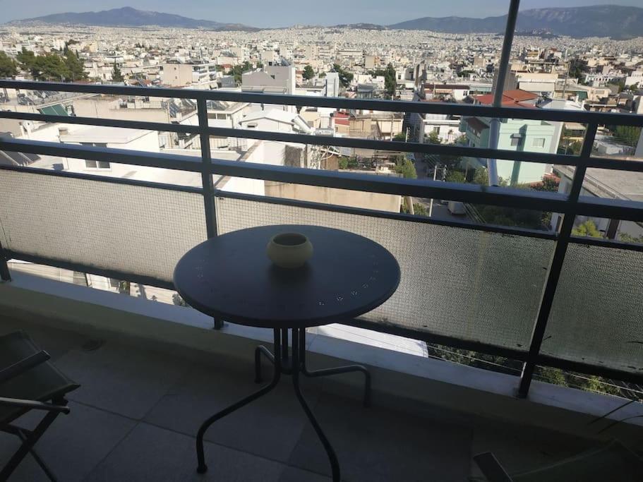 Athens View Apartment Near Metro Station Agia Marina Kültér fotó