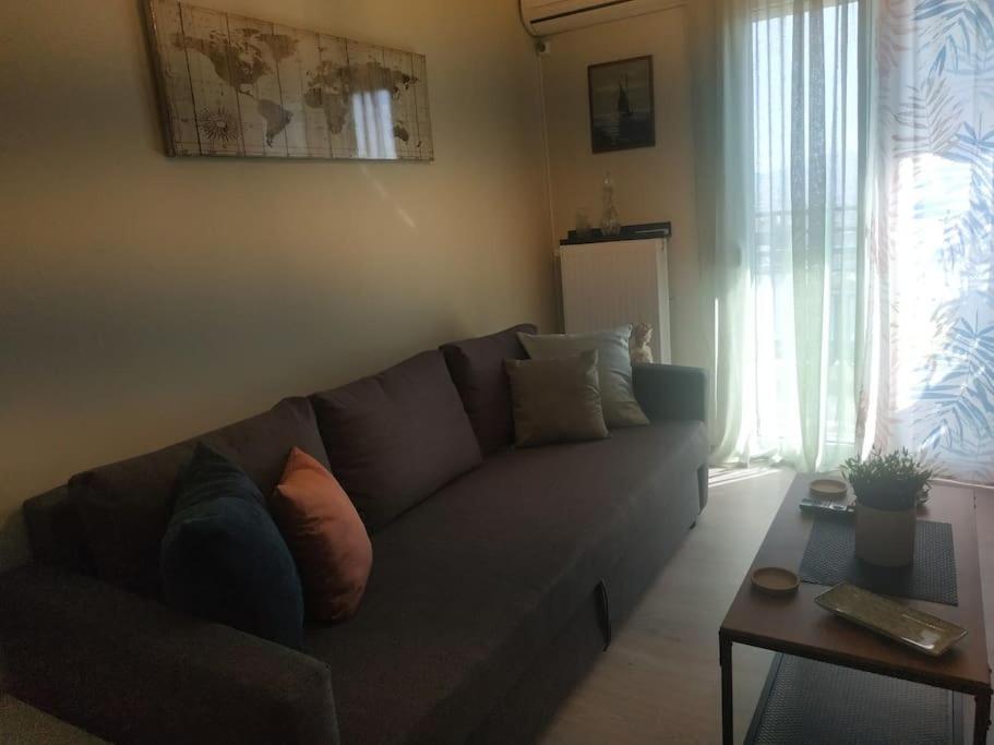 Athens View Apartment Near Metro Station Agia Marina Kültér fotó