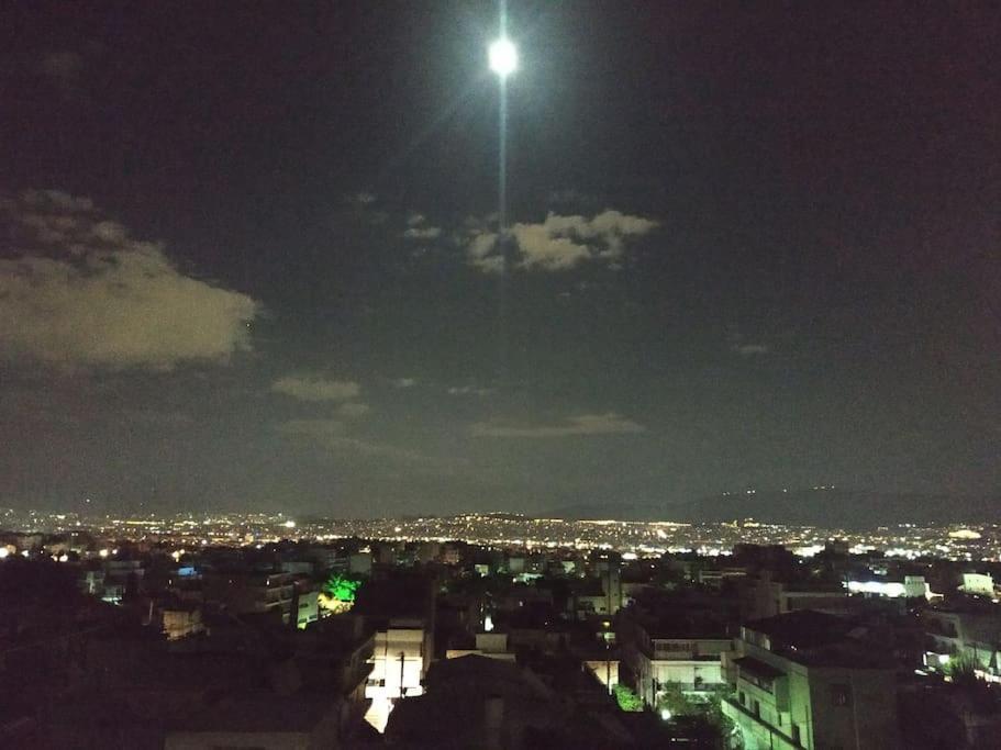 Athens View Apartment Near Metro Station Agia Marina Kültér fotó